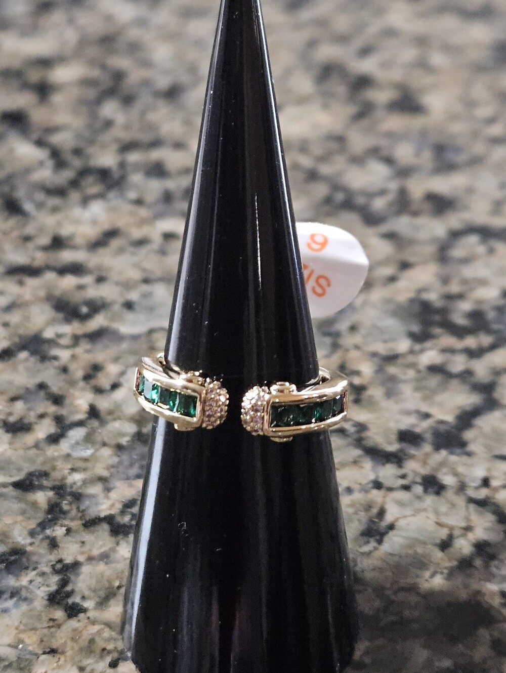 Bomb Party RG49142 "The Ambria Ring" Emerald May 2026 Sz 6